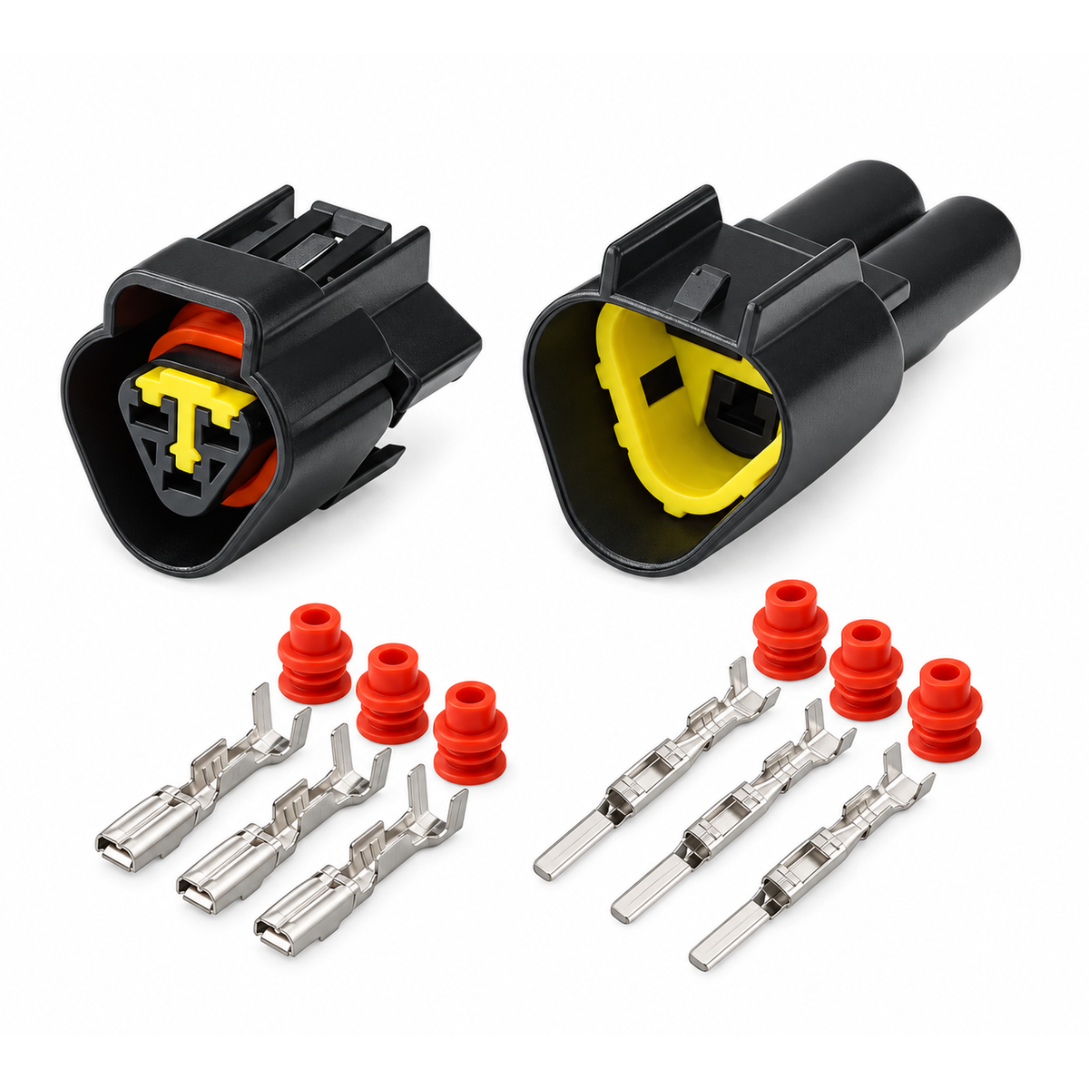 3 Pin Male Female Electrical Plug Connector For Ford FW-C-3M-B FW-C-3F-B – PNK 09.R/M+F – image 3