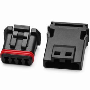 4 Pin Male & Female Connector MX19004S51 MX19004P51 Fits Harley Davidson – PNK.31/G/4pin-MnFset – image 1