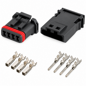 4 Pin Male & Female Connector MX19004S51 MX19004P51 Fits Harley Davidson – PNK.31/G/4pin-MnFset – image 4