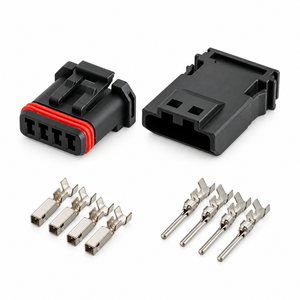 4 Pin Male & Female Connector MX19004S51 MX19004P51 Fits Harley Davidson – PNK.31/G/4pin-MnFset – image 5