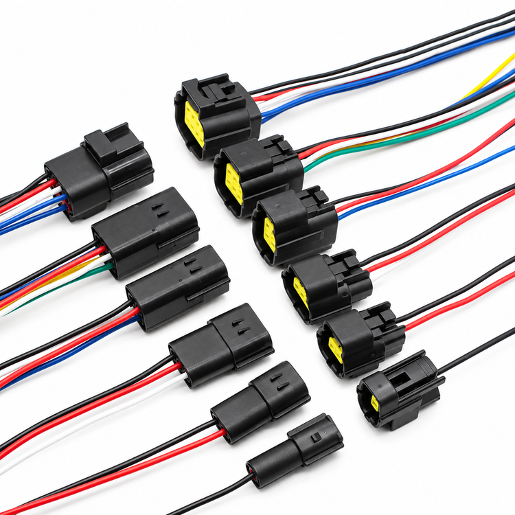Econoseal Automotive Connectors AMP Waterproof 1 Pin, 2 Pin, 3 Pin, 4 Pin, 6 Pin, 8 Pin, 10 – PREWIRED-ECO-1pin – image 1