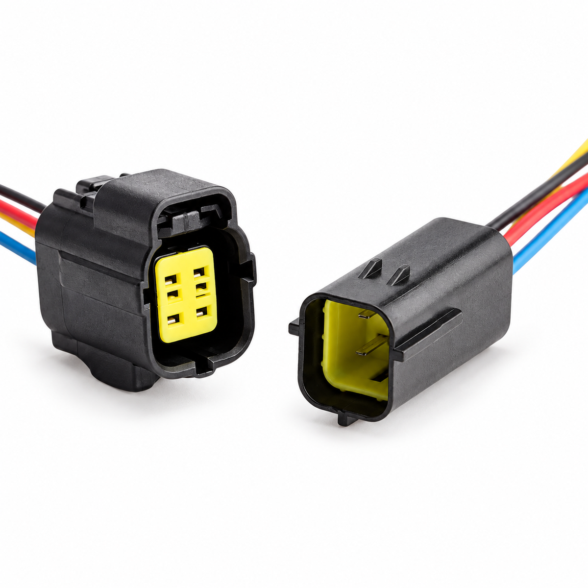 4 Way Econoseal Waterproof Connector Male & Female Prewired Kit with Solder Sleeves – @PREWIRED-ECO-4pin – image 1