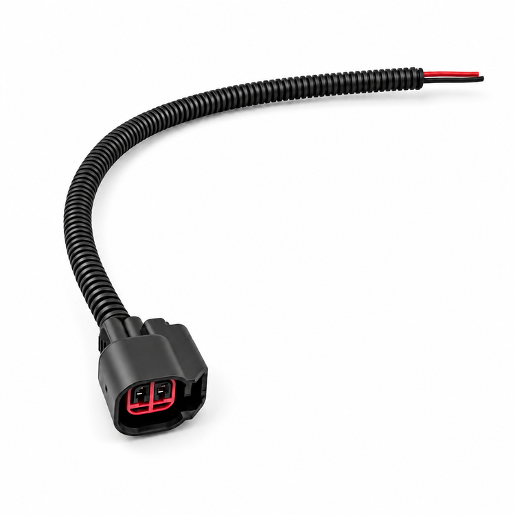 2 Pin ABS Wheel Speed Sensor Connector Plug Prewired 30cm BU2Z-14S411-RA for Ford – Q001-SD63 – image 1