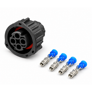 4 Pin Automotive Male & Female Circular Connector Plug Kit for AMP DIN 72585 – Q105+X67/PNK 06.G/Male – image 2