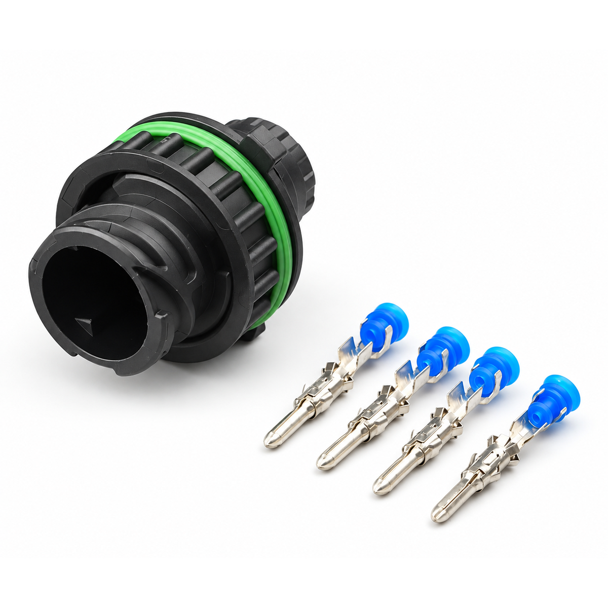 4 Pin Automotive Male & Female Circular Connector Plug Kit for AMP DIN 72585 – Q105+X67/PNK 06.G/Male – image 3