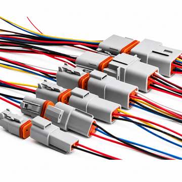 Deutsch Kit de connecteurs de fils électriques 2 3 4 6 8 12 broches avec câble DT02 DT03 DT04 DT06 DT08 DT12