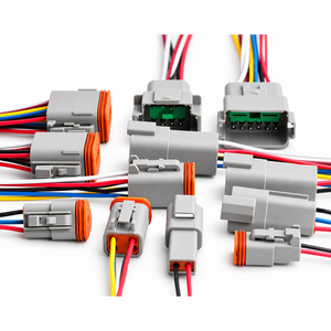 Deutsch 2, 3, 4, 6, 8 & 12 Pin Electrical Wire Connector Plug Kit With Cable DT02 DT03 DT04 – Q15/DEU/2pin/WIRED – image 1