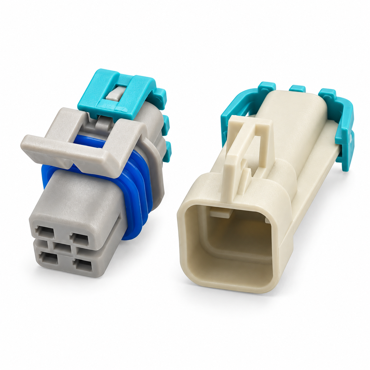 4 Pin For Delphi GM LS2 O2 Male Female Plug Connector Oxygen Sensor 15326423 – Q18/M+F4pin – image 3
