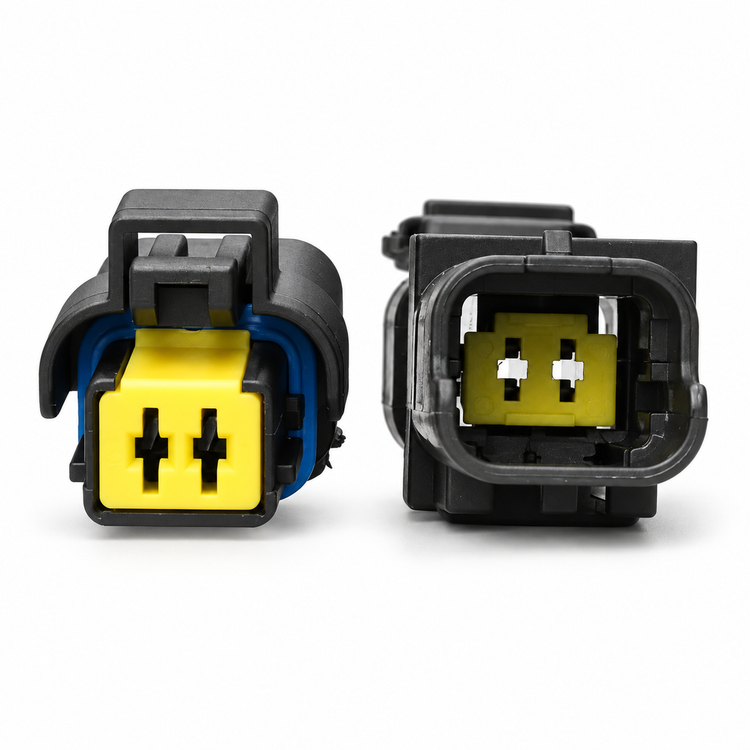 2 pin Plug Connector Male Female For Delphi Temperature Sensor Headlight Signal 211PC022S0049 – Q22/2pinM+F – image 1