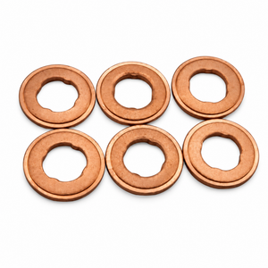 6pcs For BMW 3.0 D N57D30 Injector Seals Copper Washers for M57 / N57 Engines – Q62/6pcs.washer – image 2