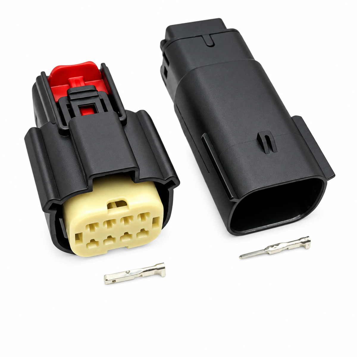 For Molex 8 Pin Wire Connector, Harley BLACK Waterproof, Sealed Kit, MX150 CPA MX150L – Q65/MOLEX/8pin – image 2