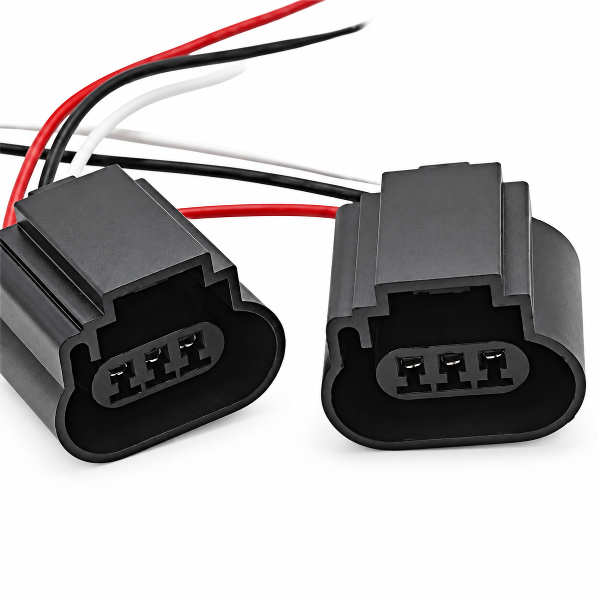 2pcs 3 Pin 9008 H13 Bulb Holder Adapter Connector Prewired Plug PA837465684 – *Q81/BHA/x2 – image 1