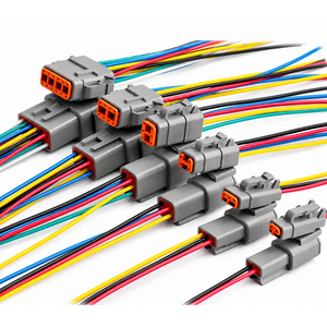 Deutsch DTM 2/3/4/6/8/12 Pin Pre-wired Electrical Wire Connector Set 20-24 AWG – Q87/DTM/2pin/WIRED – image 2