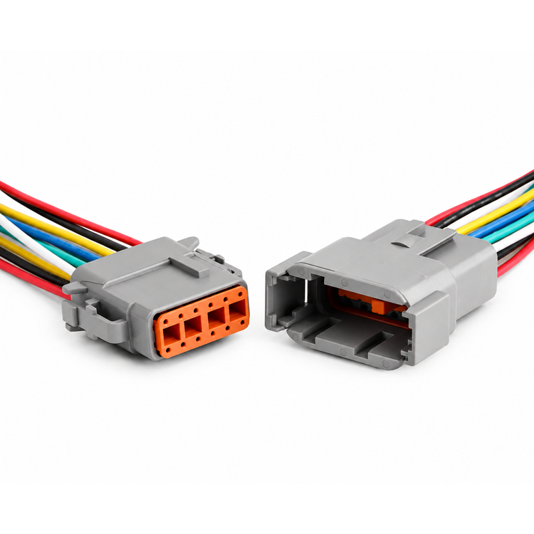 Deutsch DTM 2/3/4/6/8/12 Pin Pre-wired Electrical Wire Connector Set 20-24 AWG – Q87/DTM/2pin/WIRED – image 8