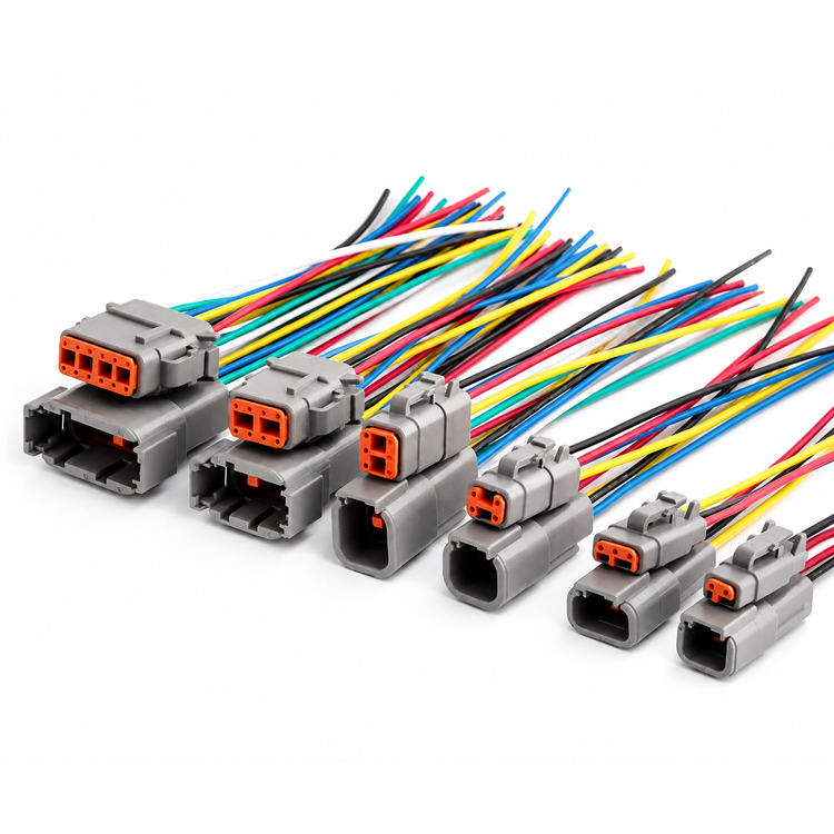 Deutsch DTM 2/3/4/6/8/12 Pin Pre-wired Electrical Wire Connector Set 20-24 AWG – Q87/DTM/2pin/WIRED – image 9