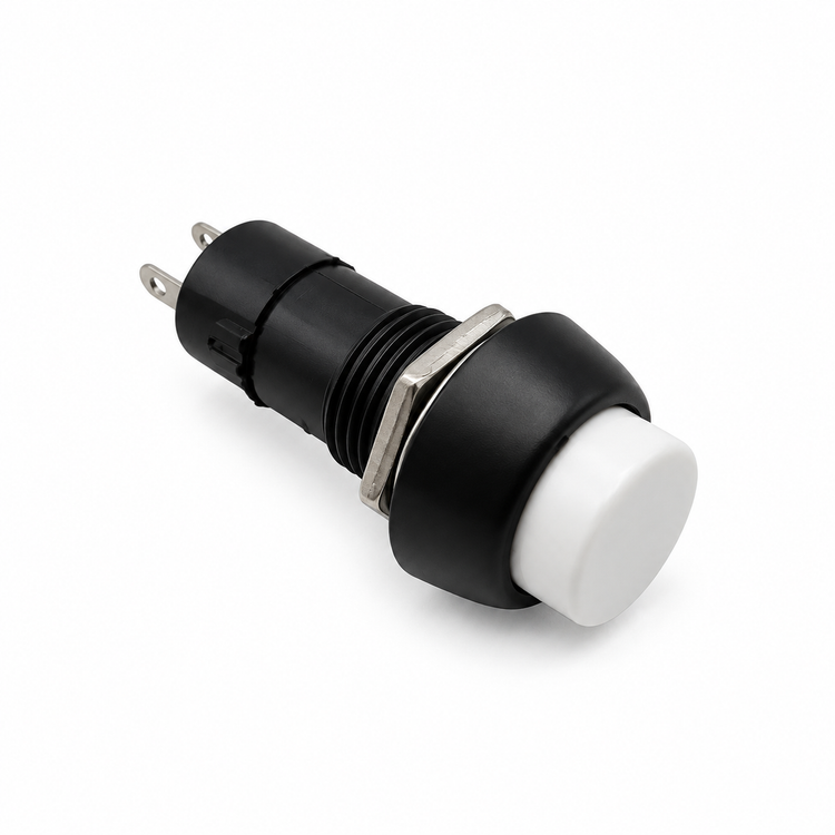 Mobility Scooter Horn Button Switch White - Universal Replacement – Q90/WhiteButton – image 1