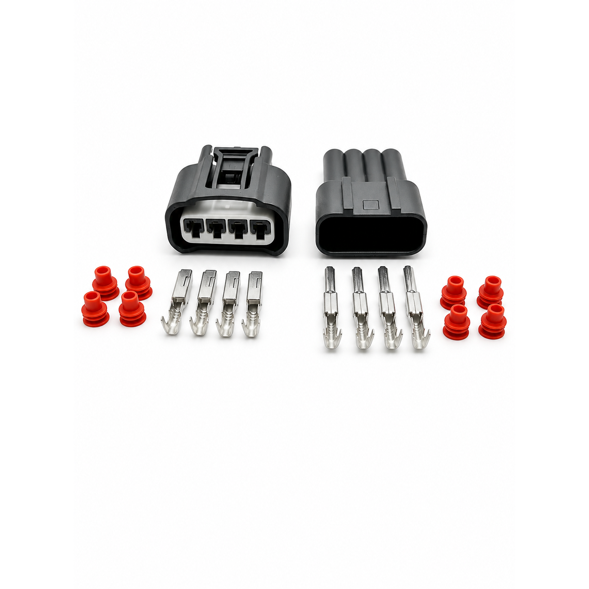 4 Pin Denso Ignition Coil Plug Connector Kit 90980-11885 For Toyota Lexus Camry Yaris – Q96/M+F – image 1
