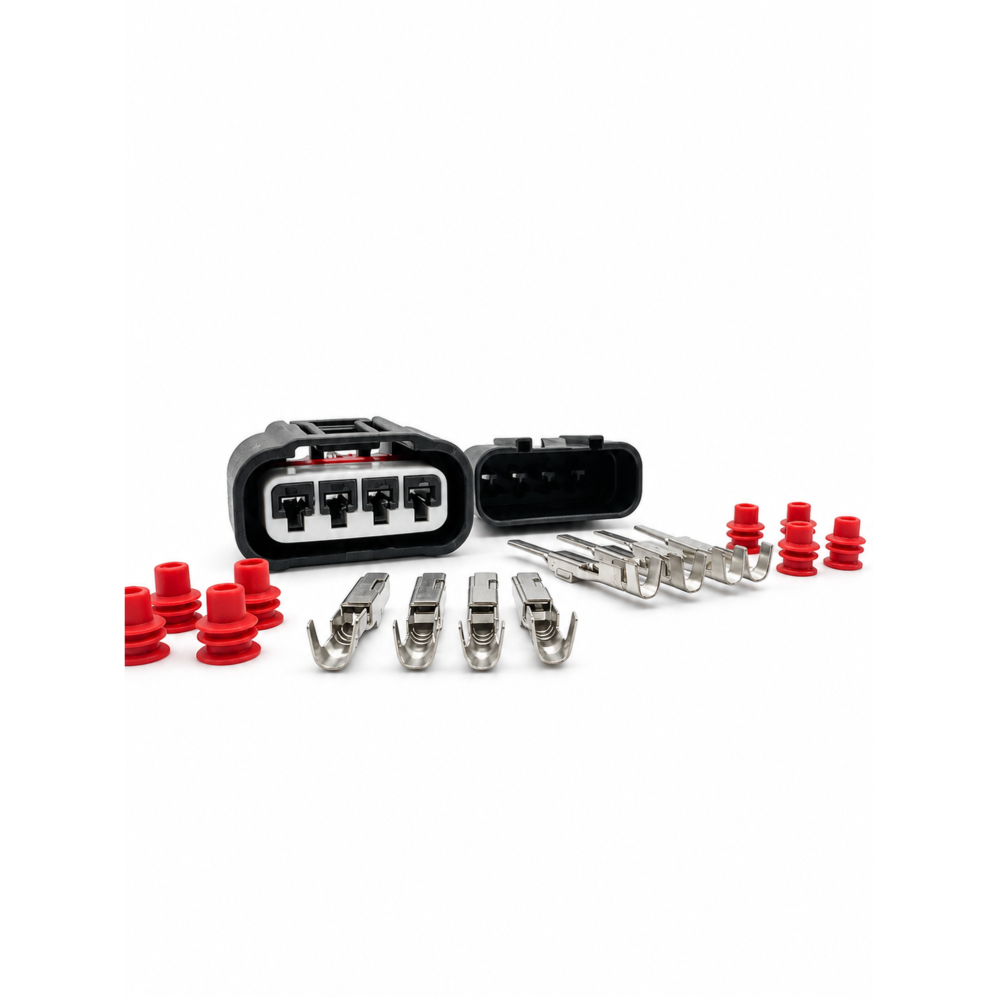 4 Pin Denso Ignition Coil Plug Connector Kit 90980-11885 For Toyota Lexus Camry Yaris – Q96/M+F – image 2