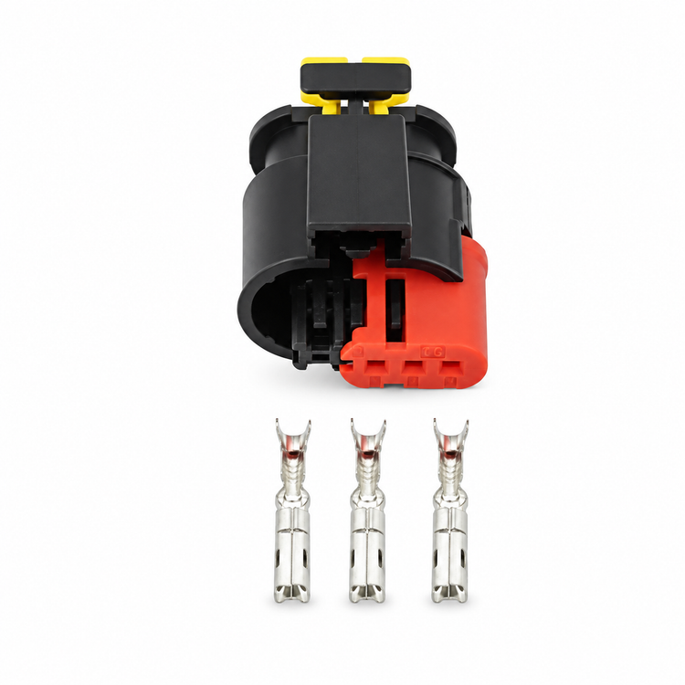 3 Pin Female Connector Plug Fuel Diesel Injector Ignition Coil Fits AMP Tyco 284425-1 – Q97/TYC2 – image 2