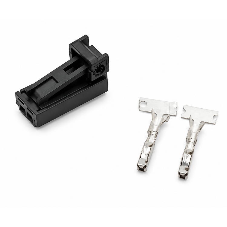 2 PIN Female Electrical Connector Plug Fit VAG VW Audi Seat Skoda 4B0971832 – S136/1988/2 PinONLYM+F – image 1
