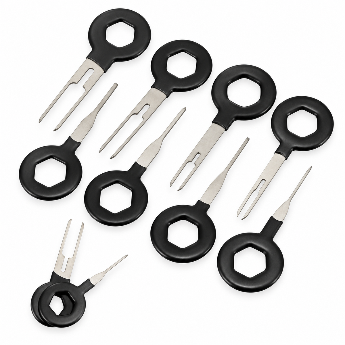11pcs Automotive Removal Electrical Wire Terminal Crimp Connector Pin Key Tool Kit – S24/Keys – image 1