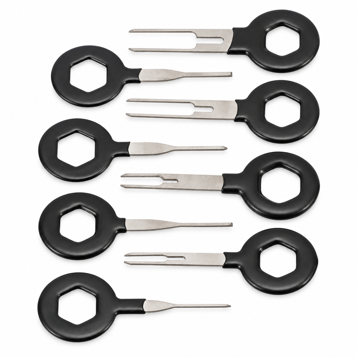 11pcs Automotive Removal Electrical Wire Terminal Crimp Connector Pin Key Tool Kit – S24/Keys – image 3