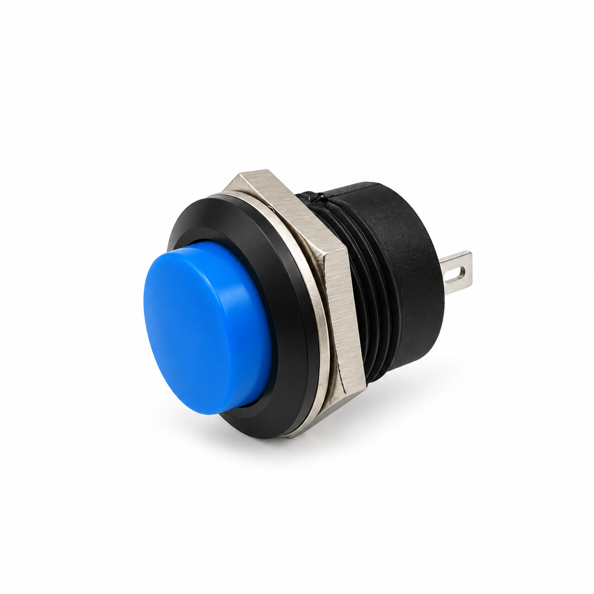 Blue Momentary Push Button Switch 12v 5A Screen Wash Horn Kit/Classic Car