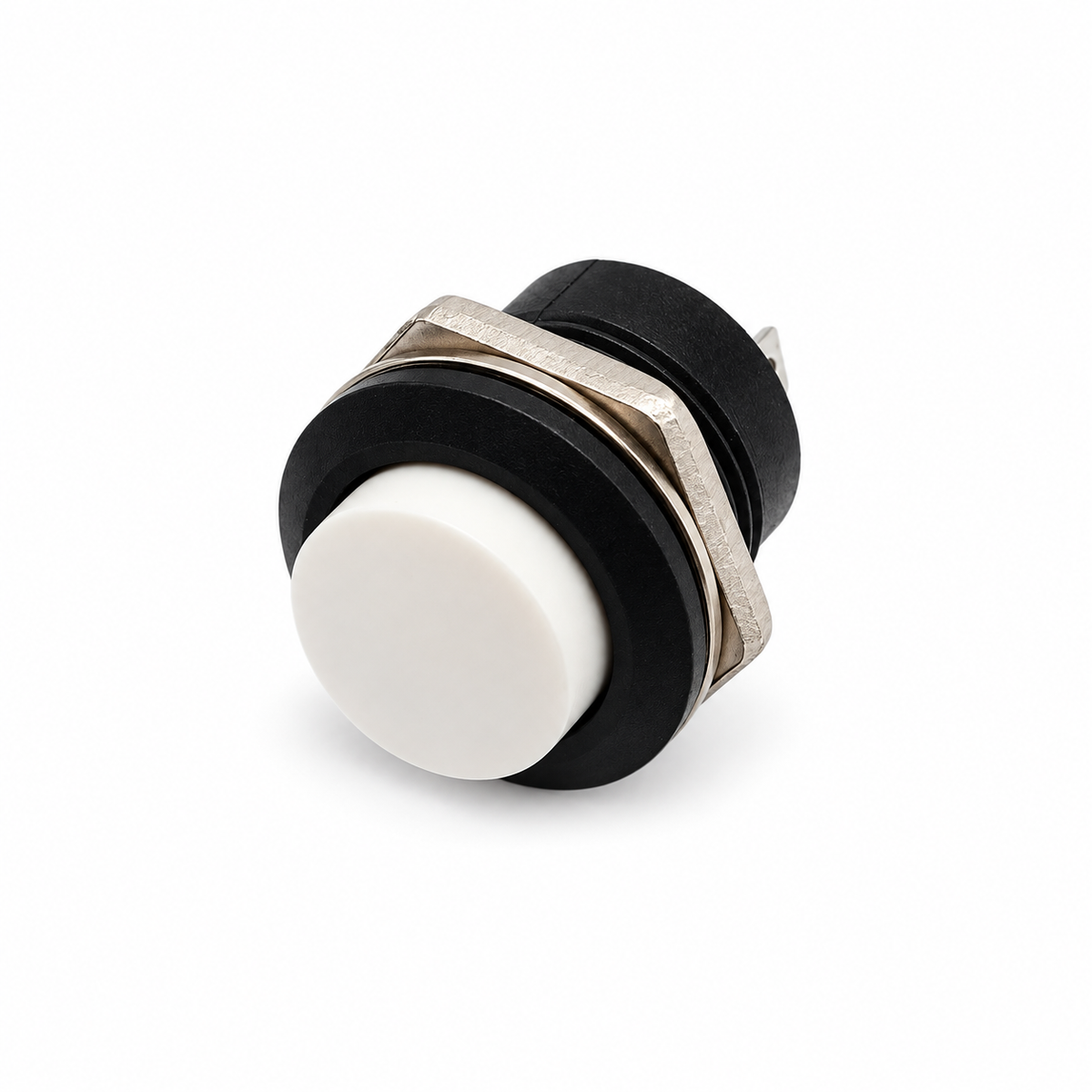 Metal Push Button Boat Horn Starter Momentary Switch 12 VOLT 16mm Classic Car Colour: White