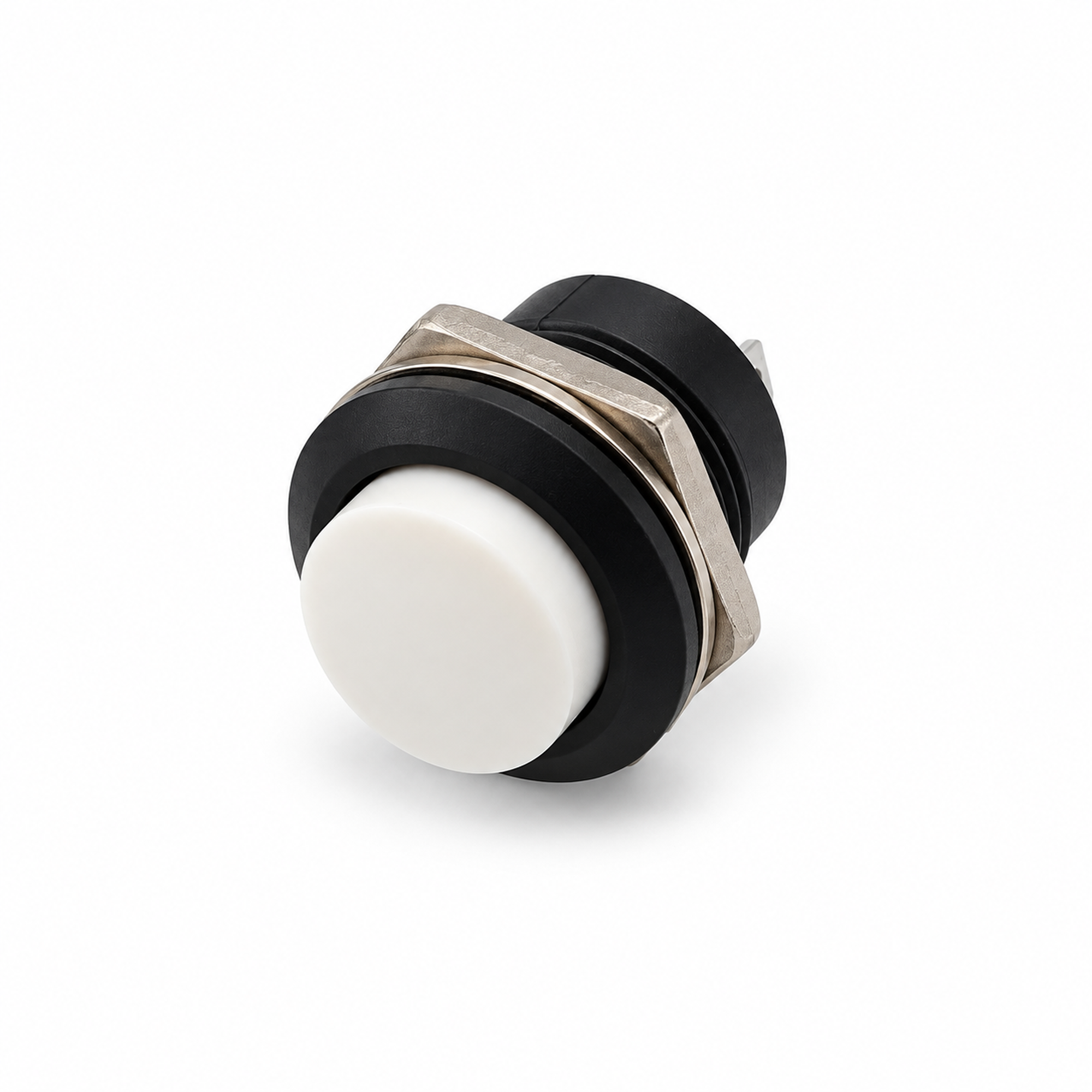 Metal Push Button Boat Horn Starter Momentary Switch 12 VOLT 16mm Classic Car Colour: White – S48/Button. – image 3
