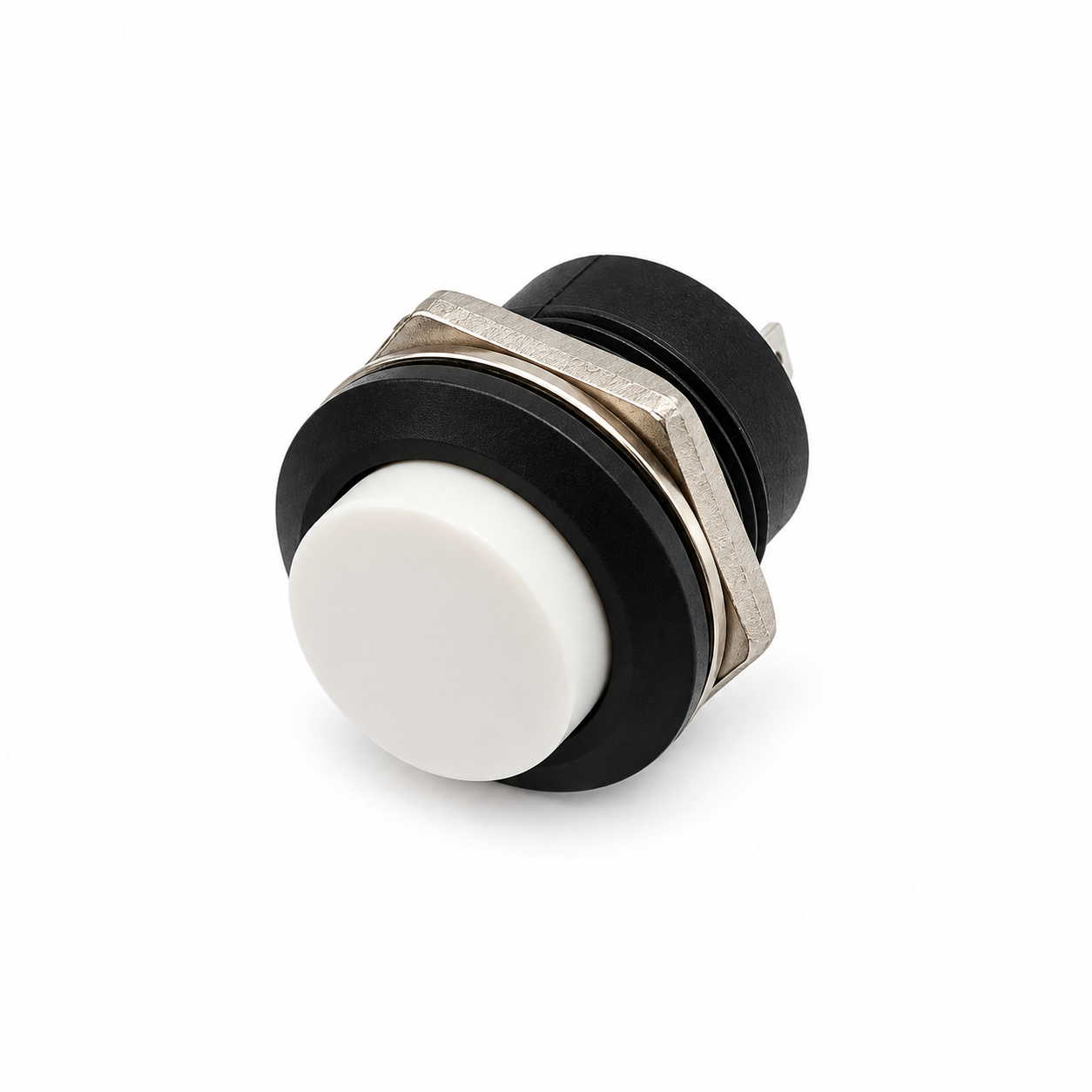 White Momentary Push Button Switch 12v 5A Screen Wash Horn Kit Classic Car