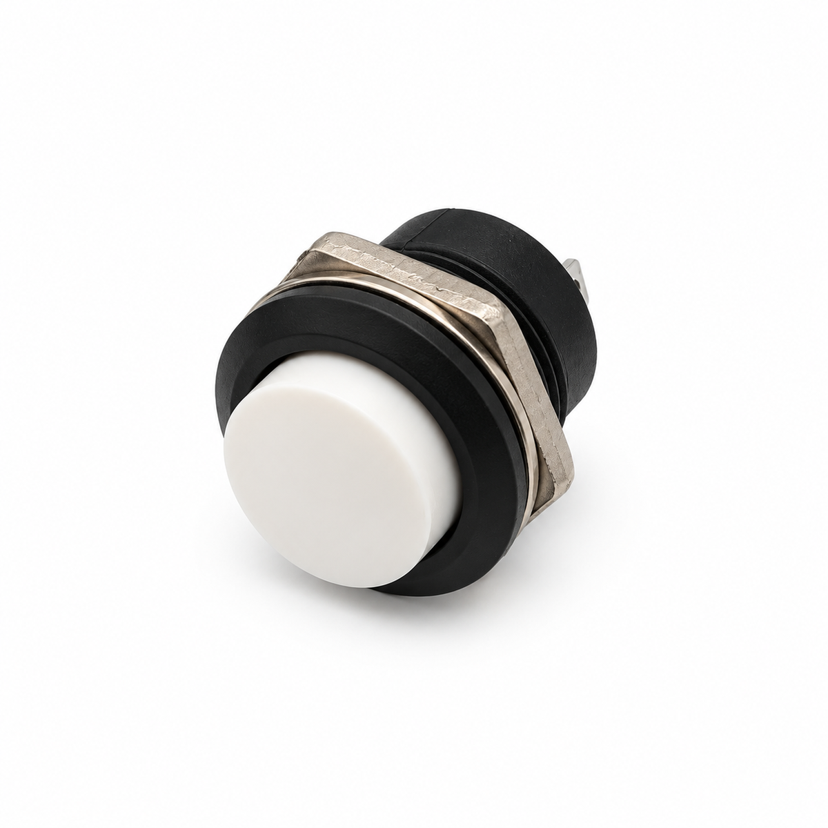 White Momentary Push Button Switch 12v 5A Screen Wash Horn Kit Classic Car – S48/WhiteButton – image 3