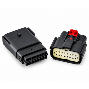 Fits Molex 16 Pin Wire Connector, Harley Black Waterproof, Sealed Kit, MX150 CPA MX150L – S79/MOLEX/16pin – image 1