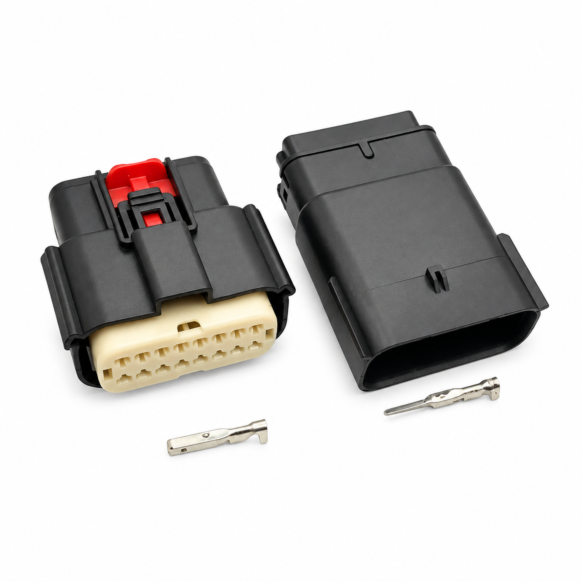 Fits Molex 16 Pin Wire Connector, Harley Black Waterproof, Sealed Kit, MX150 CPA MX150L – S79/MOLEX/16pin – image 3