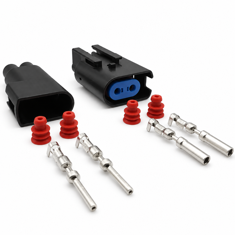 ABS Sensor 2 Pin Connector Male and Female FITS Ford, Volvo, Jaguar & Land Rover – S81/MALE+FEMALE – image 1