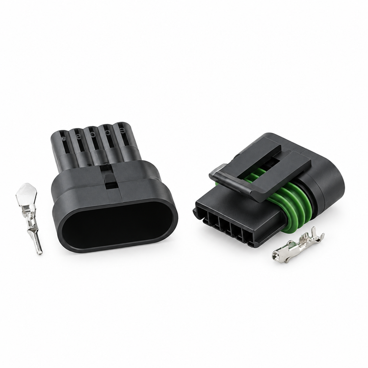 5 Pin Male Female For Delphi GM LS2 Connector Ignition Coil Plug Socket 12162825 – SD-27/BAG-29/M+F-5pin – image 2