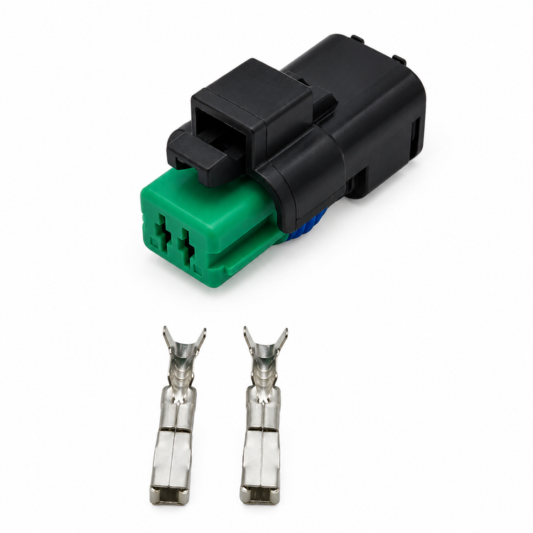 2 PIN Female Plug Connector FCI Headlight Steering Lights For Peugeot Delphi – SD-28/BAG-33/2pin – image 5