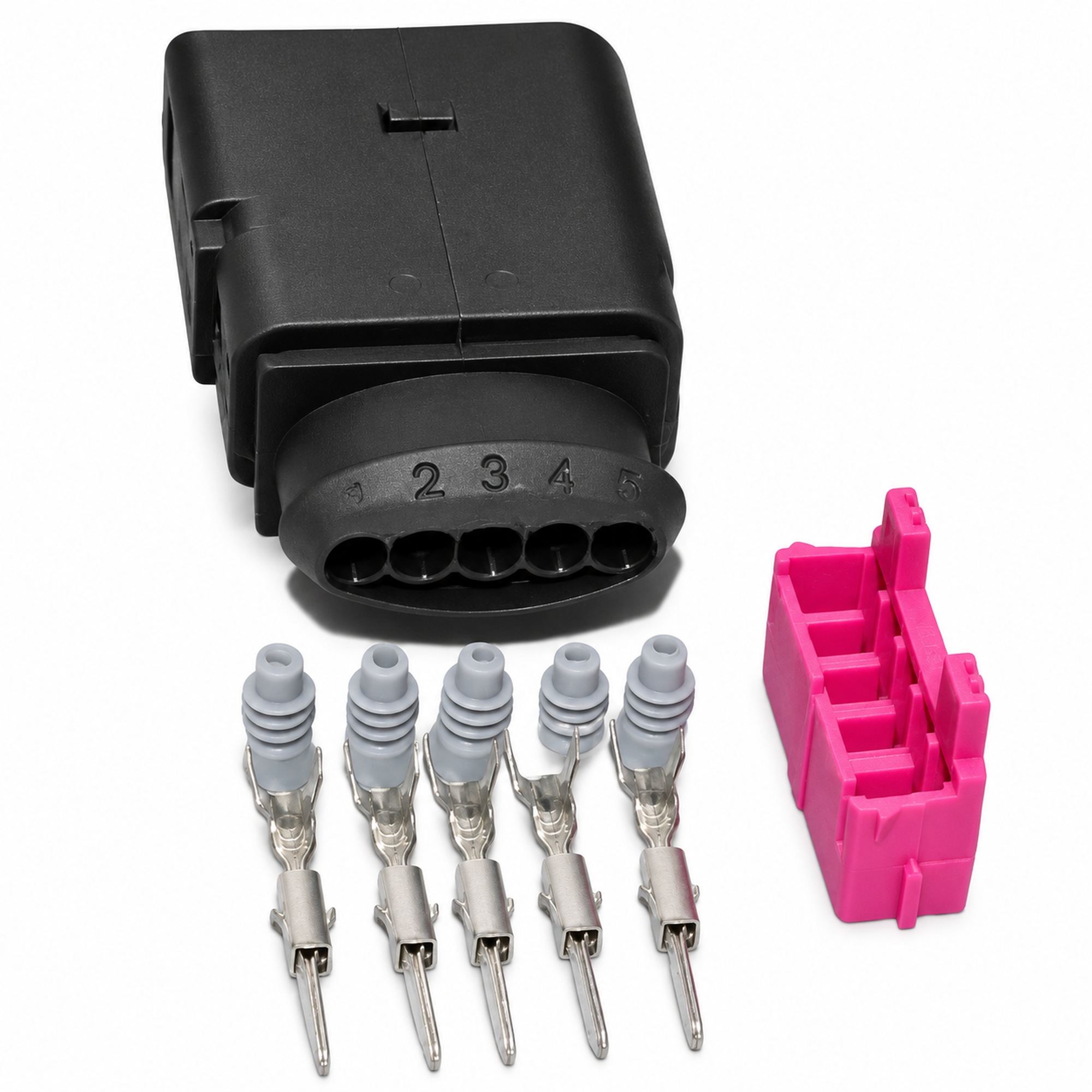 Fits VW AUDI - 6N0 973 805 - 5 Pin Sealed Male JPT Connector Kit - 6N0973805 – SD-28/BAG-44/5pin – image 1