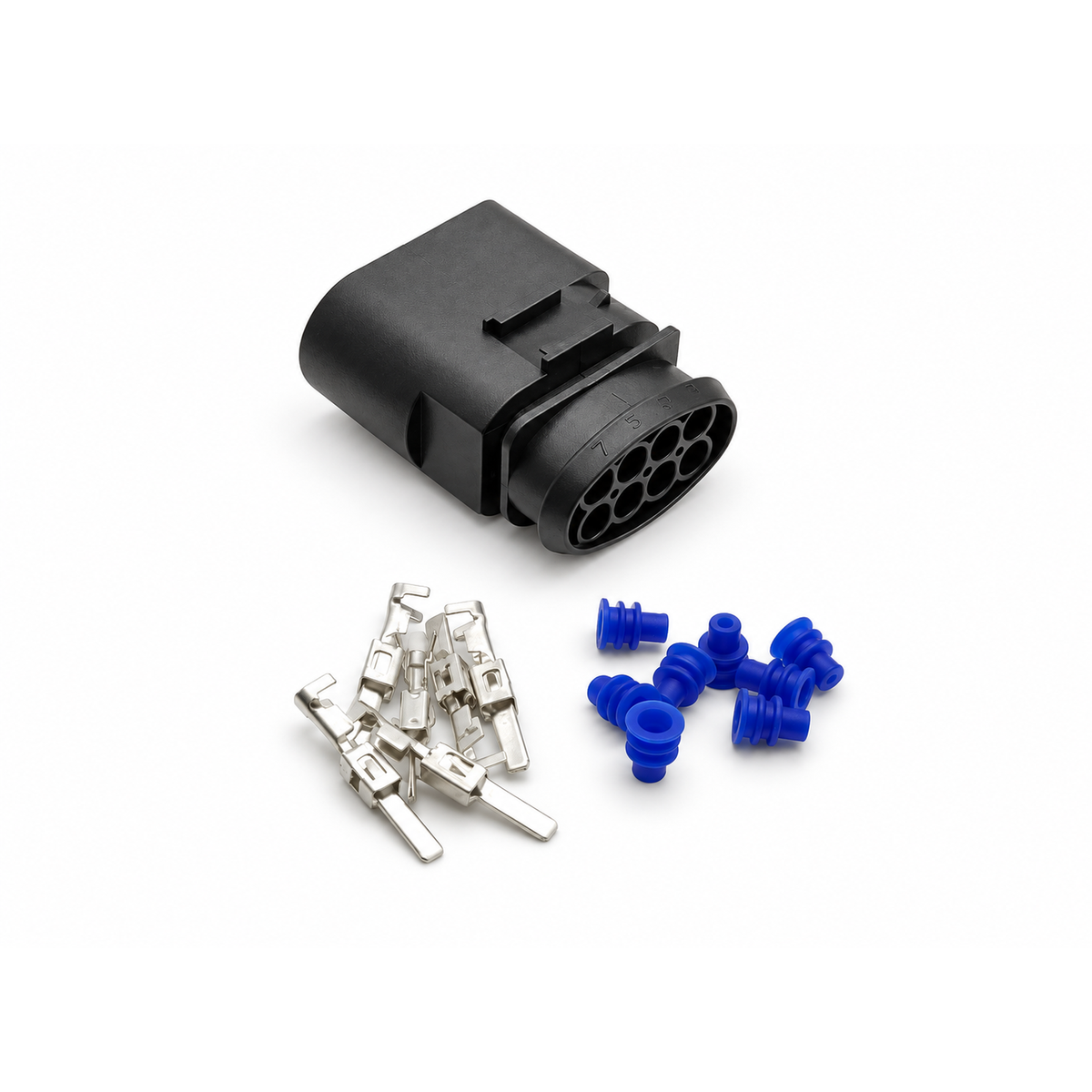 Fits VW AUDI - 8D0 973 834 8 Pin Pin Sealed Male JPT Connector Kit 8D0973834 – SD-29/BAG-47/8pin – image 3