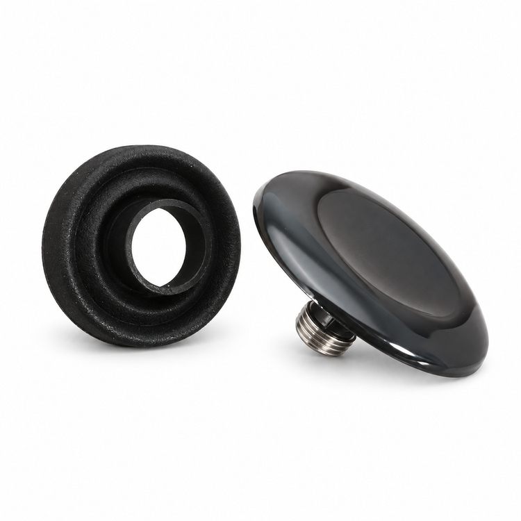 Black Matt & Gloss MMI Joystick Knob Button Cover Repair Kit For Audi A4 A5 A6 A8 Q5 S6 8K0998068A – SD21/F05-H560 – image 2
