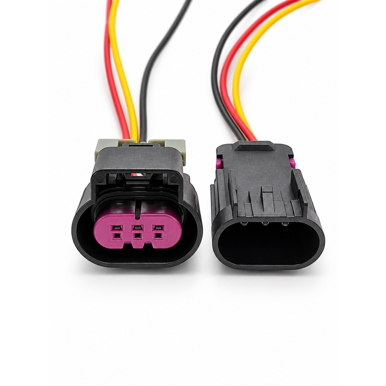 3 Pin Connector Male Female For Delphi GT 150 Series Fuel Sensor Oil Pump – SD21/PNK 11.Y/M+F – image 2
