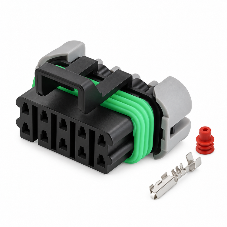 Accelerator Pedal 10 Pin Connector & Terminals for Defender TD5 & TDCi PUMA/Discovery TD5 – SD22/J07/10pin – image 4