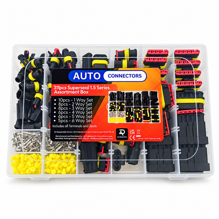 311pcs Superseal 1.5 Series Automotive Electrical Connector Assortment Box – SN127 – image 1