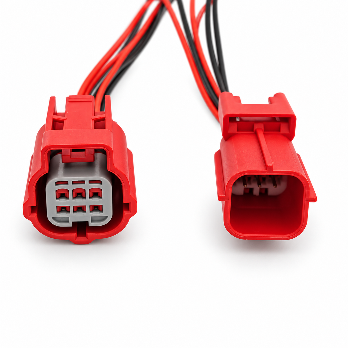 6 Pin Connector OBD OBDII Diagnostic Wiring Harness Plug Auto Universal Socket Prewired Male and – SP004/6Pin/M+F – image 1