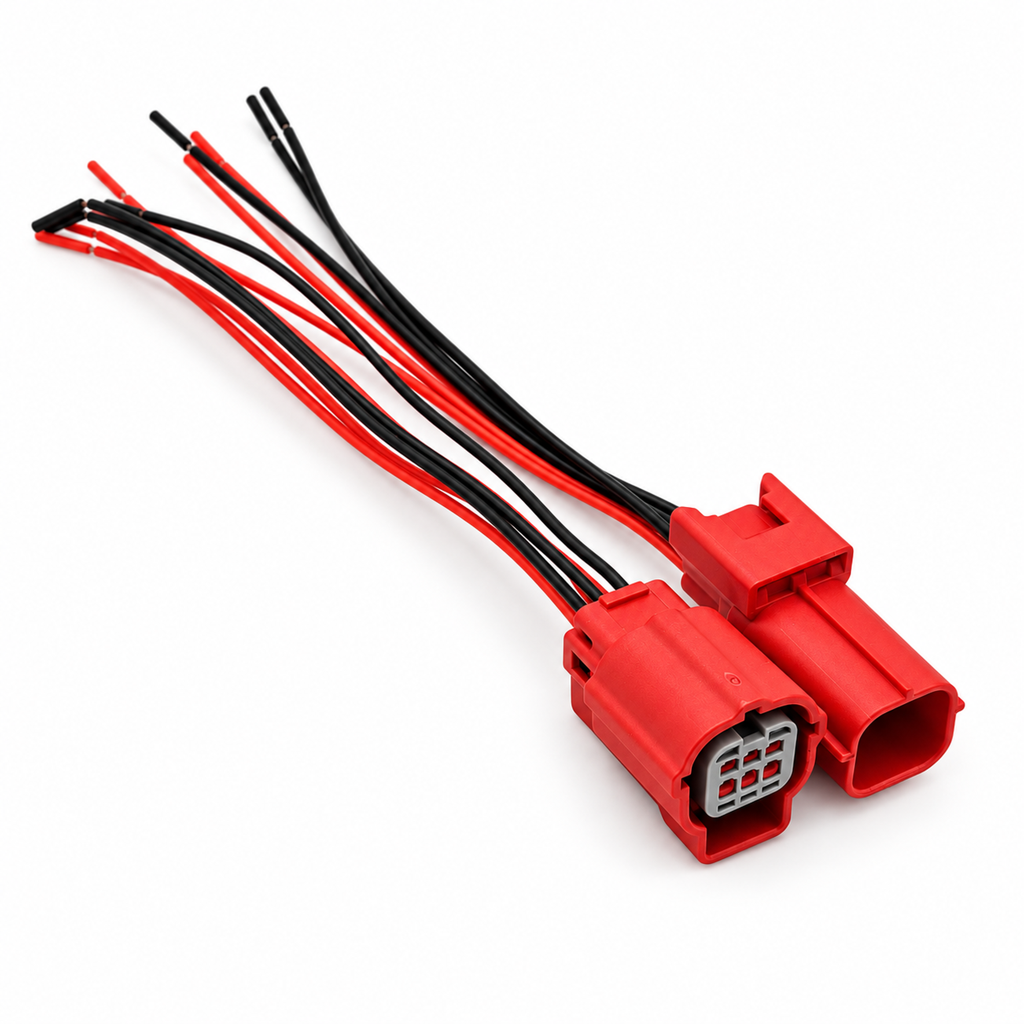 6 Pin Connector OBD OBDII Diagnostic Wiring Harness Plug Auto Universal Socket Prewired Male and – SP004/6Pin/M+F – image 2