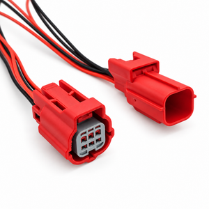 6 Pin Connector OBD OBDII Diagnostic Wiring Harness Plug Auto Universal Socket Prewired Male and – SP004/6Pin/M+F – image 3
