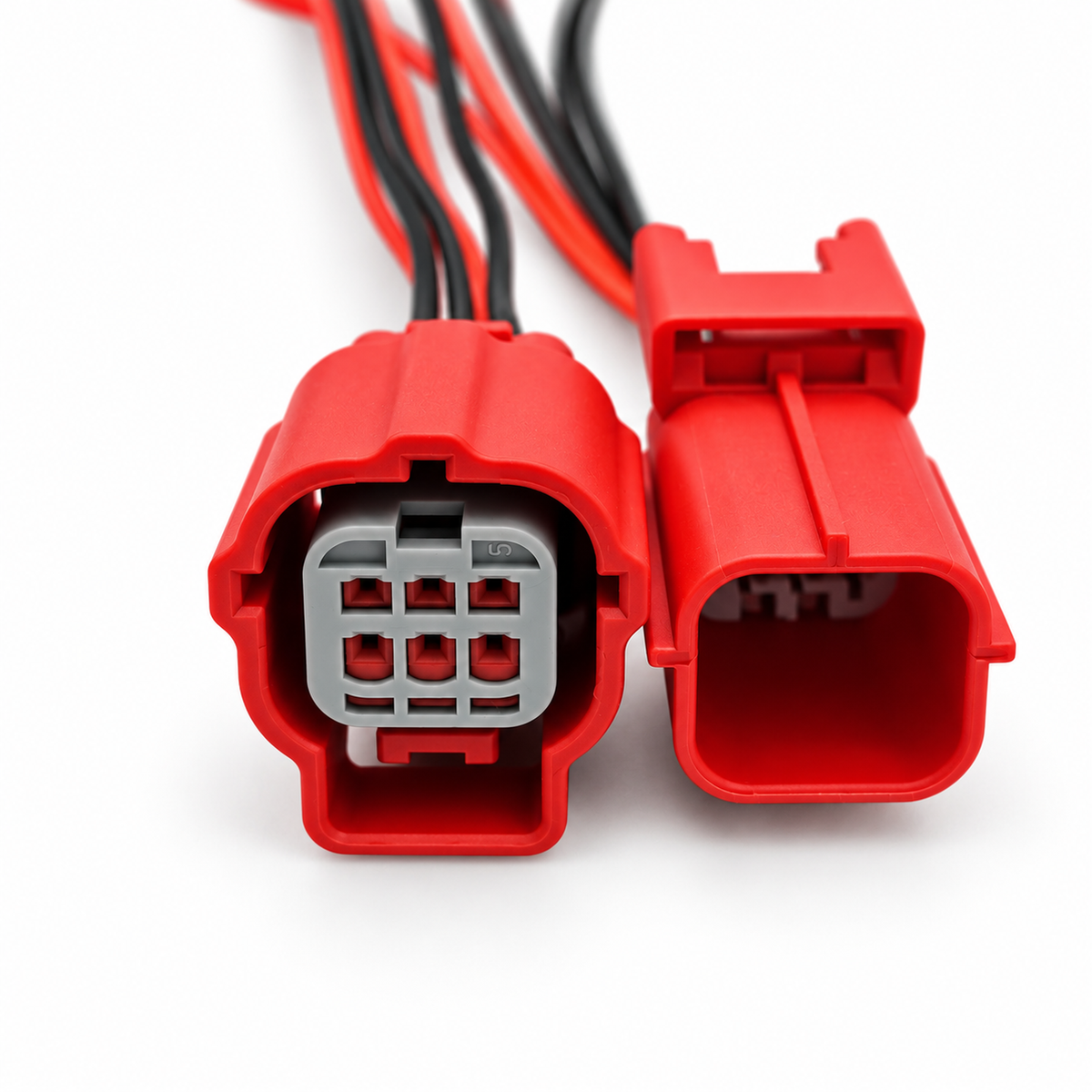 6 Pin Connector OBD OBDII Diagnostic Wiring Harness Plug Auto Universal Socket Prewired Male and – SP004/6Pin/M+F – image 7