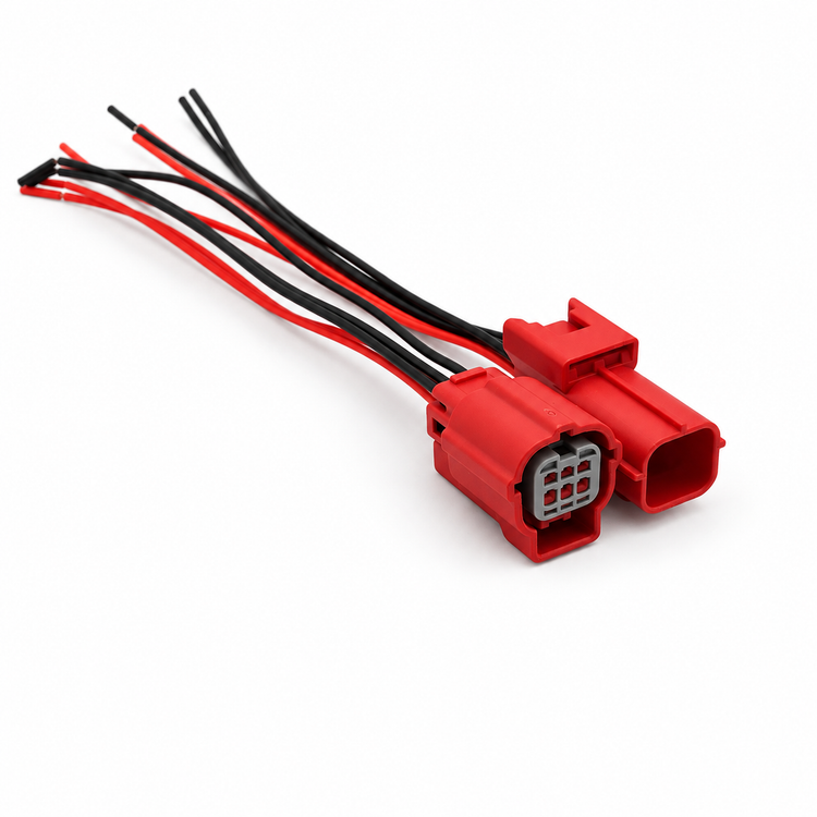 6 Pin Connector OBD OBDII Diagnostic Wiring Harness Plug Auto Universal Socket Prewired Male and – SP004/6Pin/M+F – image 8