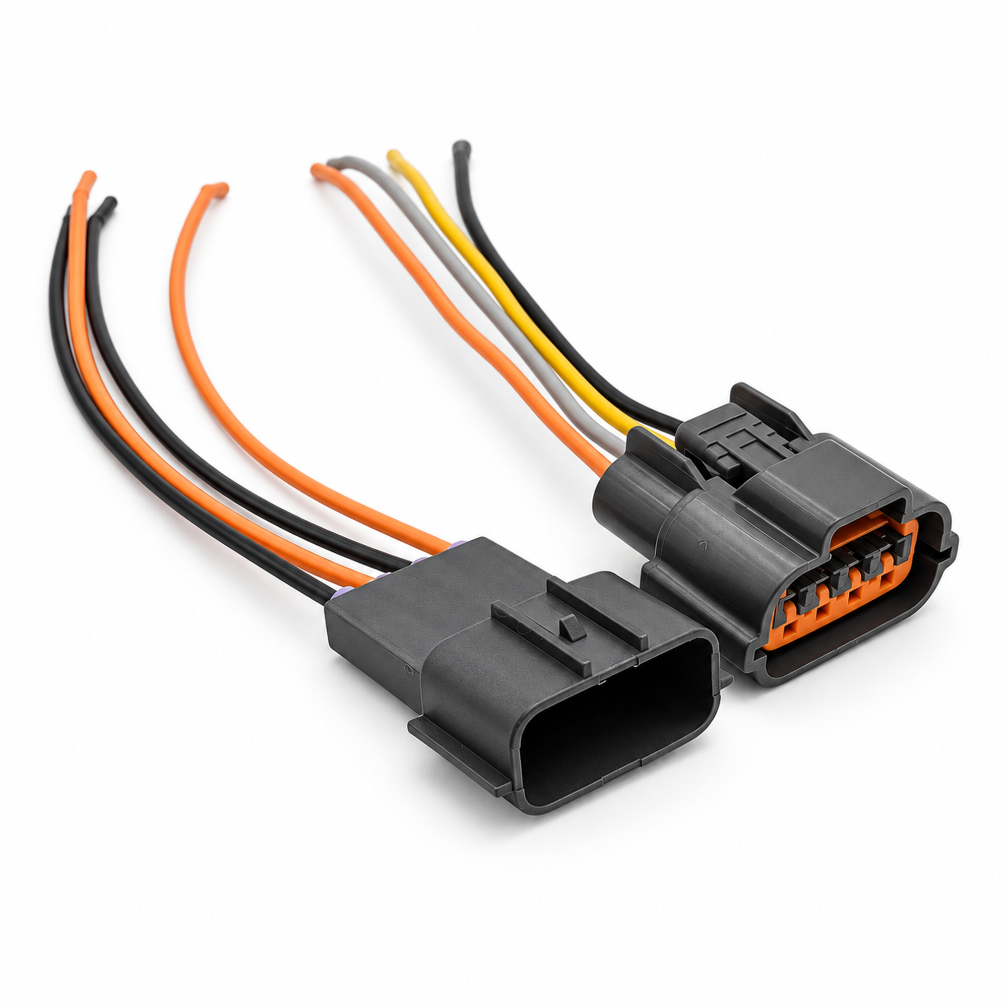 4 Pin Connector Alternator Repair Prewired Pressure Sensor Temperature Male and Female – SP032/4Pin/M+F/Cable – image 1