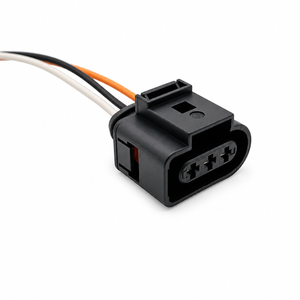 3 Pin Connector Female Pre-wired Plug Fits JPT VAG, Audi For Skoda, Seat, VW, 1J0973723