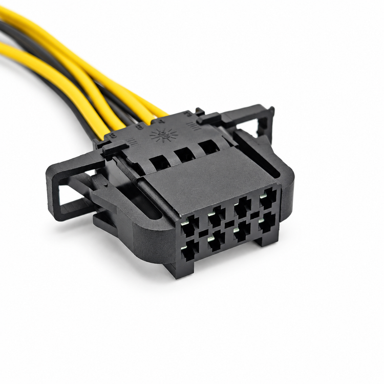 8 Pin Connector Housing Prewired Plug for VW AUDI A4 A6 Skoda Seat 3B0972724 – SP048/8Pin-Cable – image 1